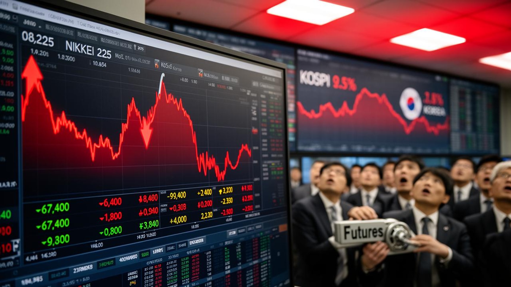 Nikkei 225 Plunges Over 800 Yen to 67,400 Range as South Korea's KOSPI Tumbles Over 5%, Triggering Sympathy Selling — BigGo Finance