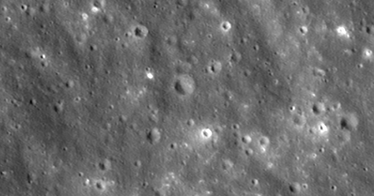 NASA spots new crater on the moon created when a SpaceX rocket crashed