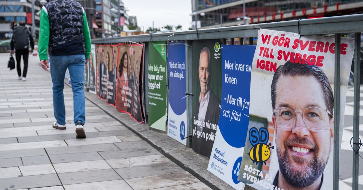 Sweden’s center-left bloc leads in close election against right-wing government