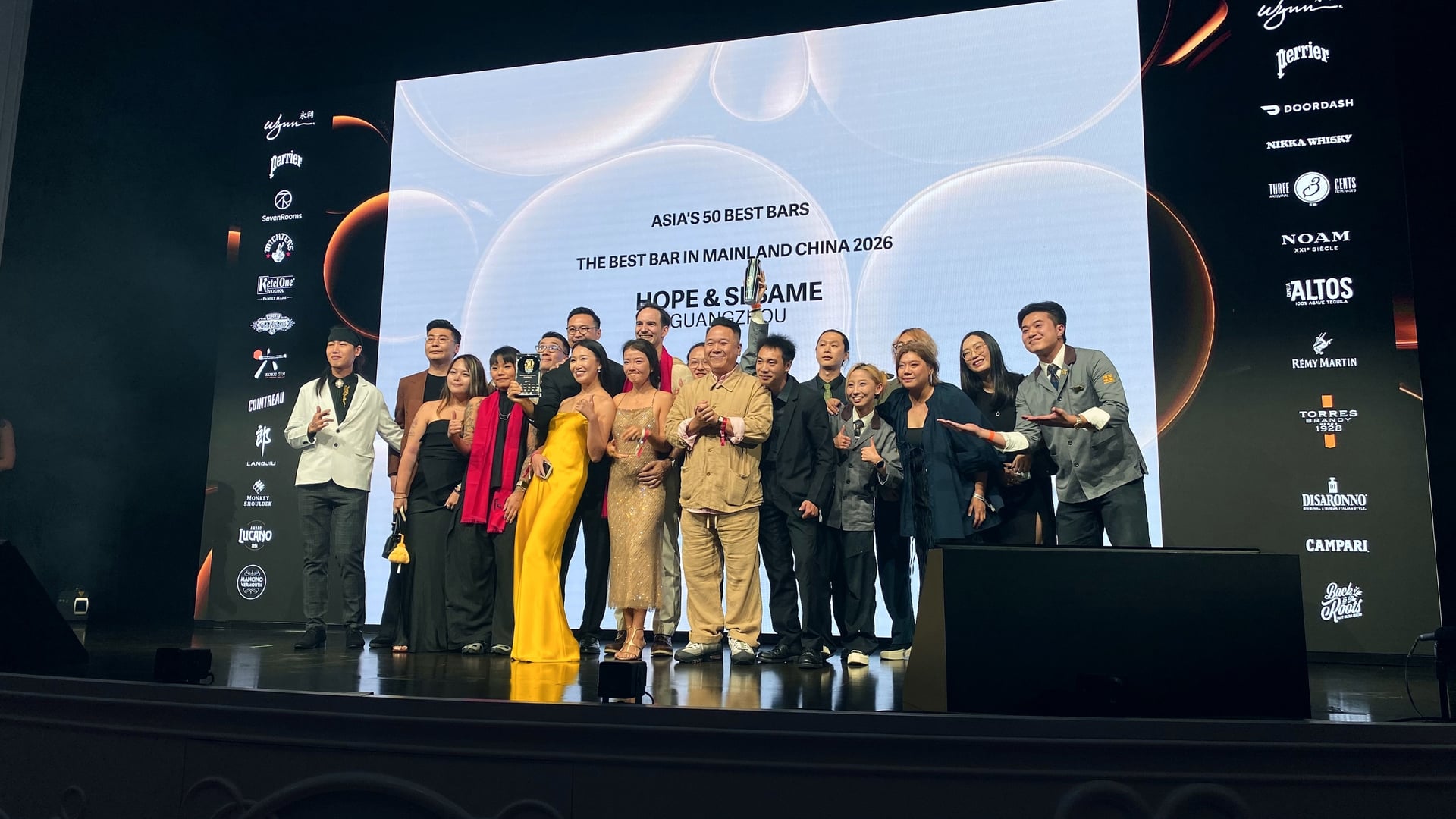 Bar Leone wint derde beste bar in Azië, terwijl Hope & Sesame uit Guangzhou de top istem