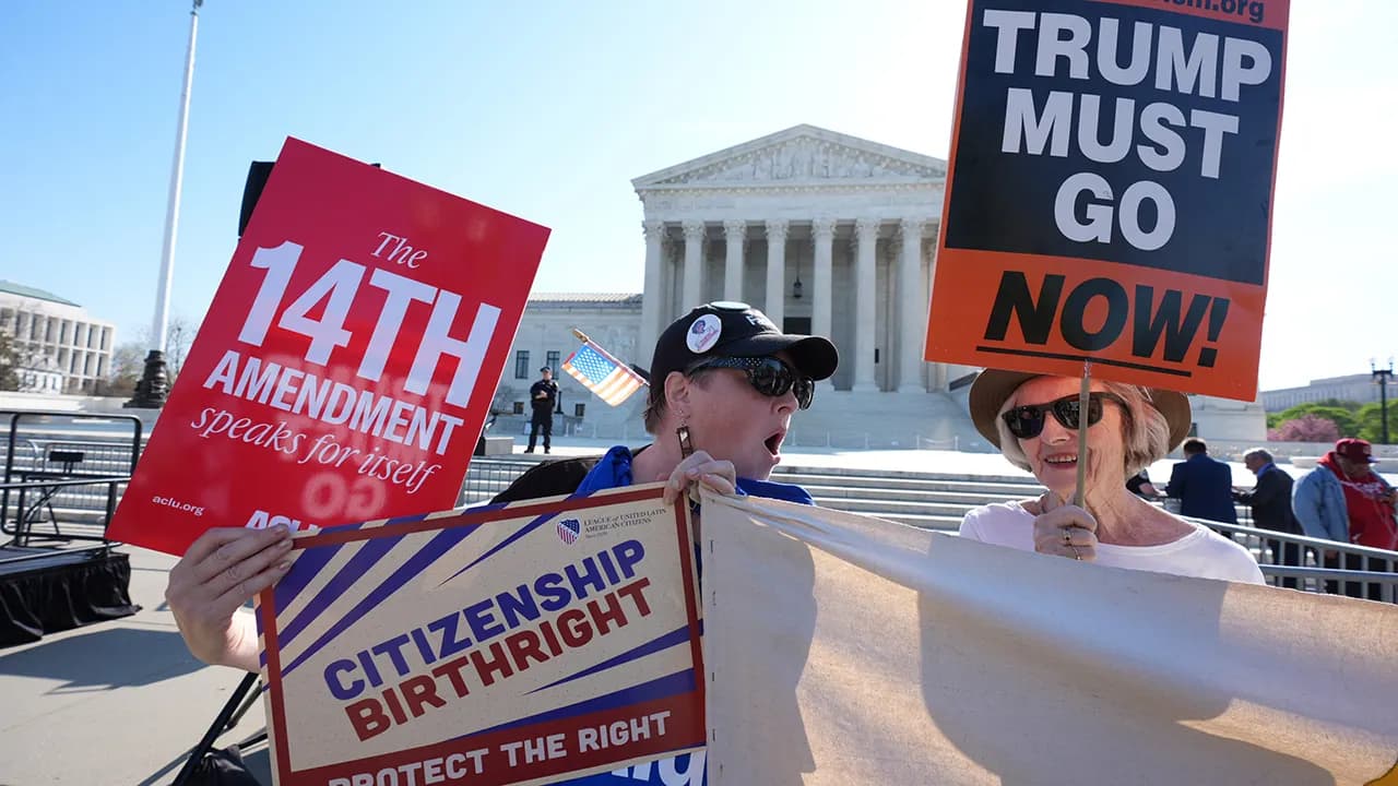 La Corte Suprema rechaza el intento de Trump de anular la ciudadanía por nacimiento y ratifica las protecciones de la 14ª Enmienda