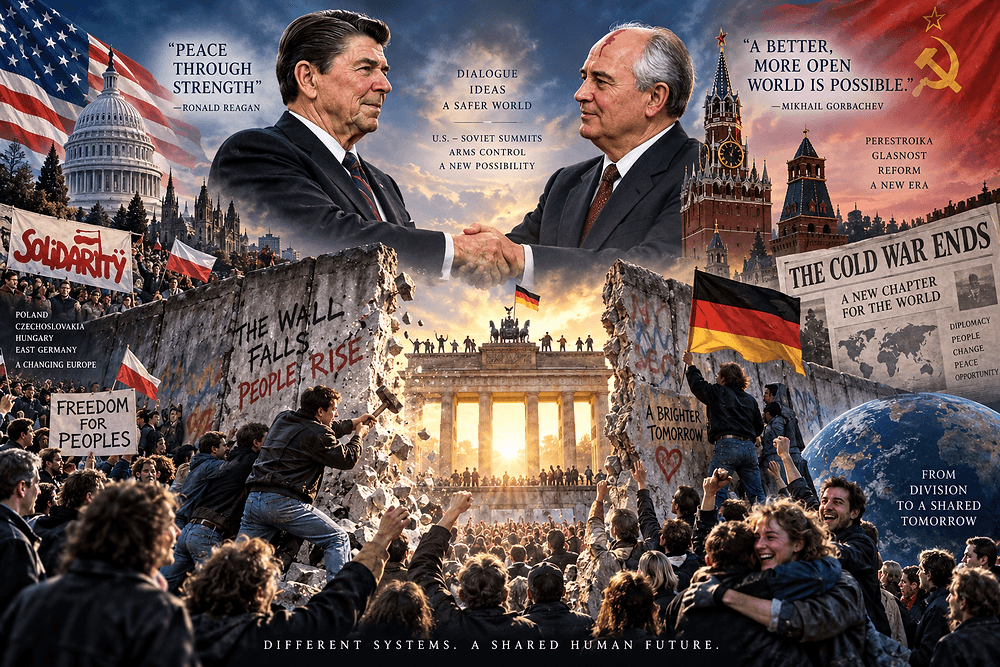 18. Lessons from Cold War: Reagan, Gorbachev, Fall of the Berlin Wall, & End of the Cold War
