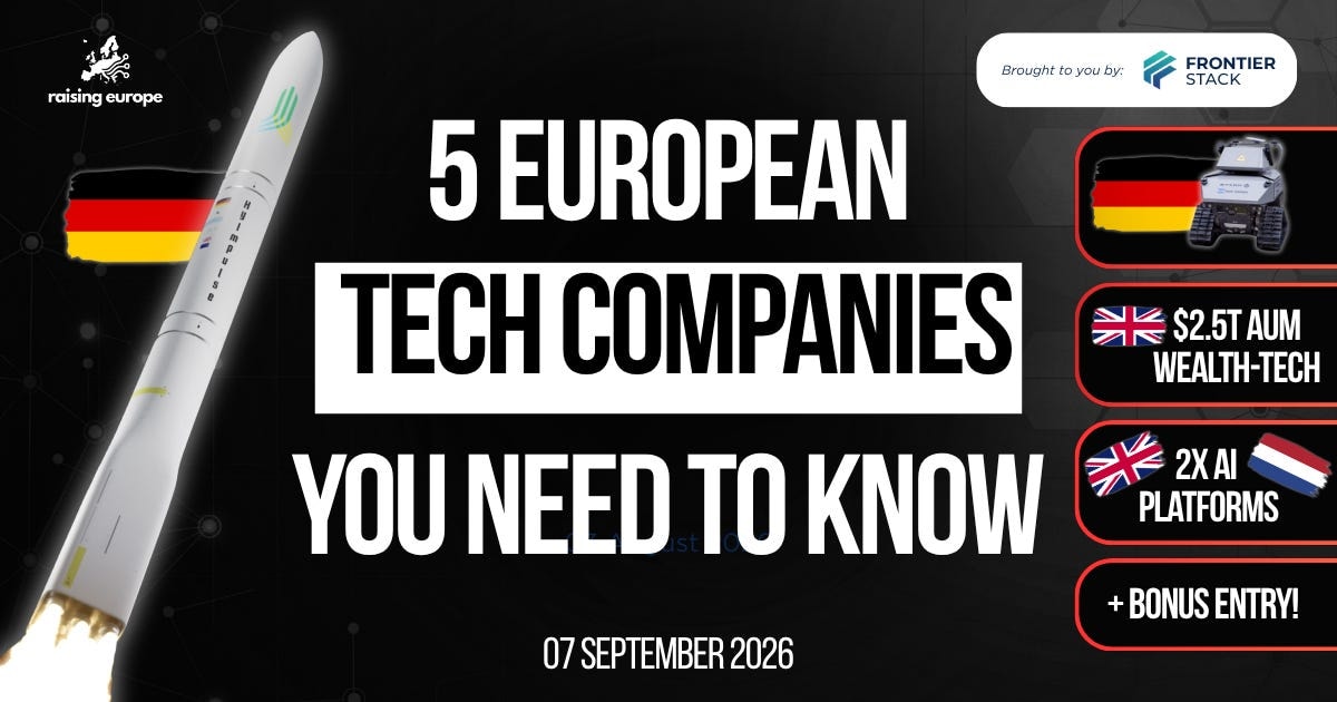 5 European Tech Companies You Need To Know This Week