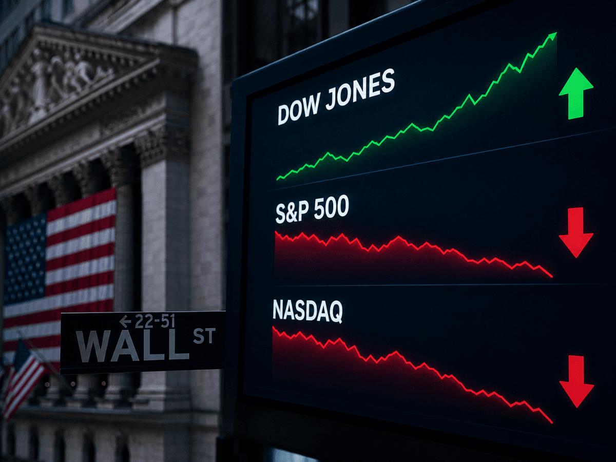 Waarom daalt de Amerikaanse aandelenmarkt vandaag? Dow Jones stijgt terwijl S&P 500 & Nasdaq negatief worden – Waar beleggers op moeten letten