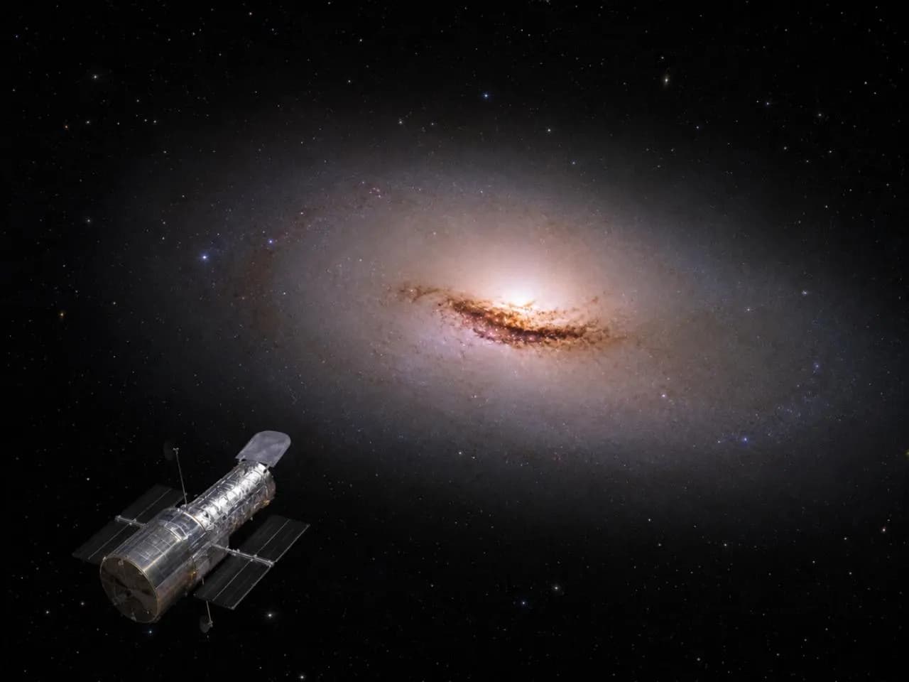 A gigantic black hole is tearing a galaxy apart before our eyes - Futura-Sciences