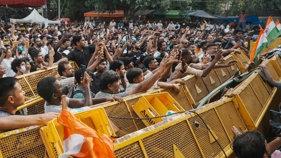 CJP Parliament march July 20 highlights: Barricades, CCTV removed at Jantar Mantar