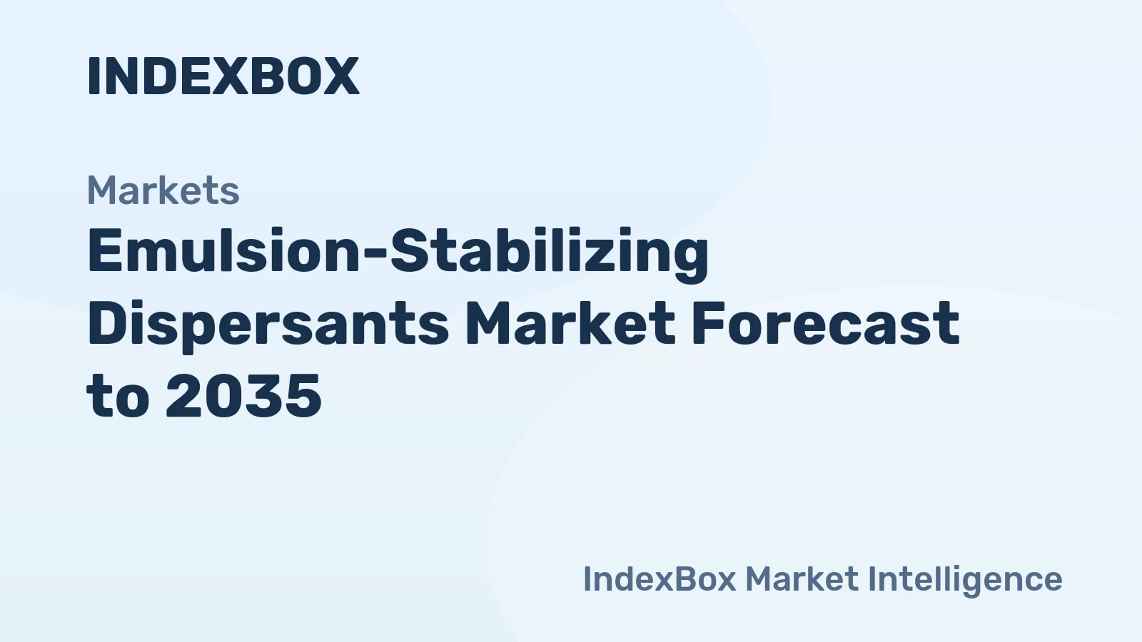 Emulsion-Stabilizing Dispersants Market To 2035: Growth Driven by Advanced Electronics Manufacturing - News and Statistics - IndexBox
