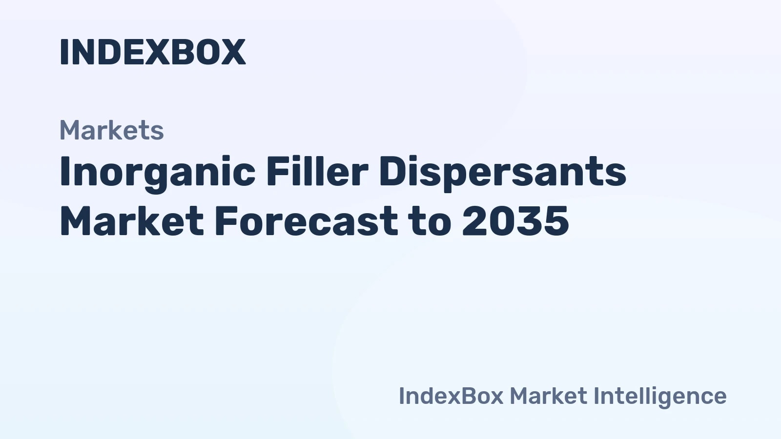 Inorganic Filler Dispersants Market To 2035: Electronics and EV Demand Drive Growth - News and Statistics - IndexBox