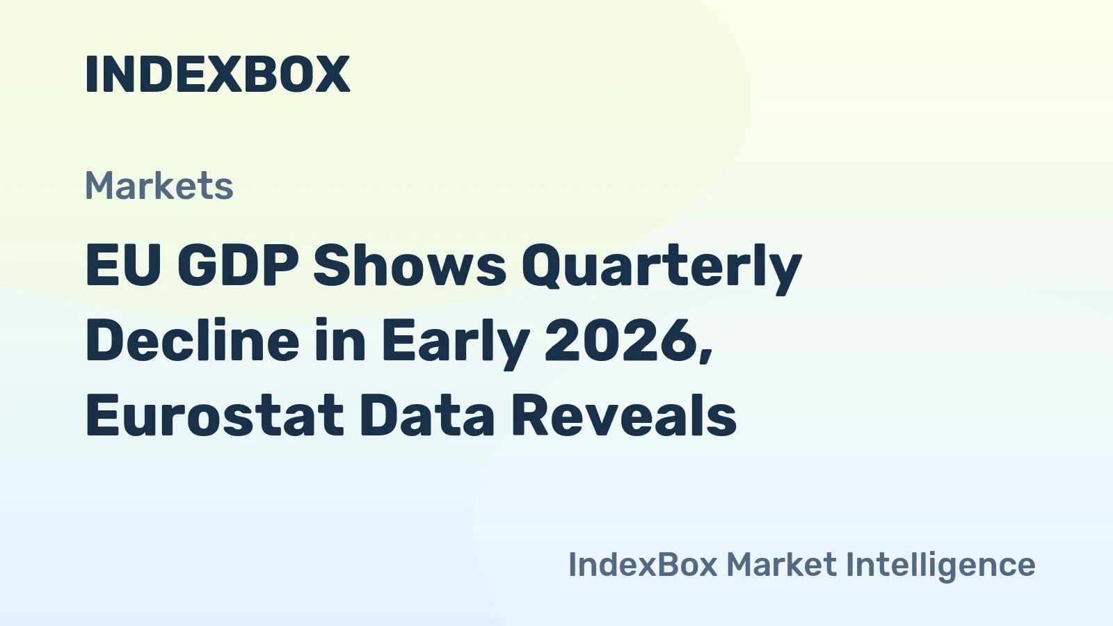 2026년 1분기 EU 경제 생산 감소: Eurostat GDP 업데이트 2026년 7월 1일 - 뉴스 및 통계 - IndexBox