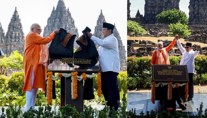 PM Modi launches Prambanan temple restoration project in Indonesia